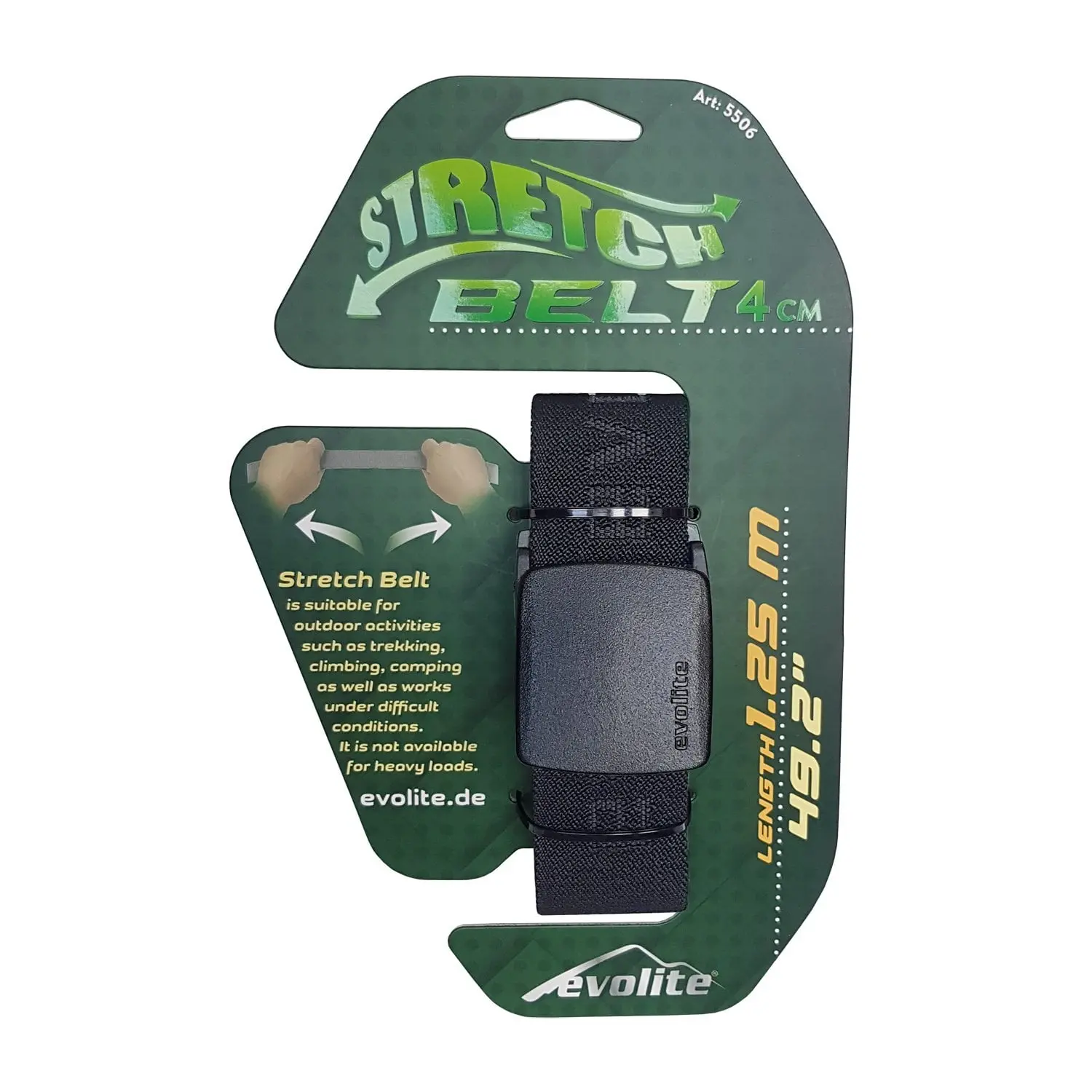 Evolite Outdoor Stretch Kemer 4cm/ Esnek ve Dayanıklı-6 Evolite Outdoor Stretch Kemer 4cm/ Esnek ve Dayanıklı-6