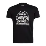 Evolite Happy Campers T-shirt-Siyah-1