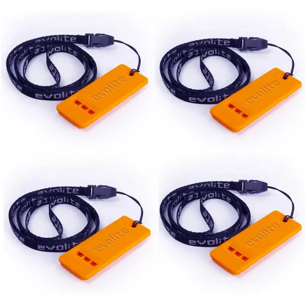Evolite Rescue Deprem Düdüğü 4 Adet / Kamp, Outdoor,Kurtarma