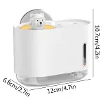 Uzay Ayısı 300 ML USB Hava Nemlendirici – LED Işıklı Masaüstü Buhar Makinesi, Yatak Odası &amp;amp; Çocuk Odası İçin Ortam Nemlendirici (4745)-4