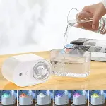 Uzay Ayısı 300 ML USB Hava Nemlendirici – LED Işıklı Masaüstü Buhar Makinesi, Yatak Odası &amp;amp; Çocuk Odası İçin Ortam Nemlendirici (4745)-5
