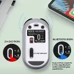 Sessiz Kablosuz Mouse – Wireless Optik Mouse, Sessiz Tıklama, Ergonomik Tasarım (4745)-4