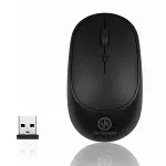 Siyah Renkli Ergonomik Sessiz Kablosuz Mouse – USB Alıcılı, Ofis ve Oyun İçin Konforlu Bilgisayar Faresi MS6310 (4745)-1