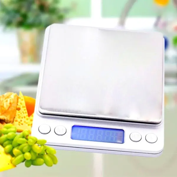 Elektronik 3 kg Kapasiteli Dijital Hassas Kantar Mutfak Tartısı Terazi (4745)