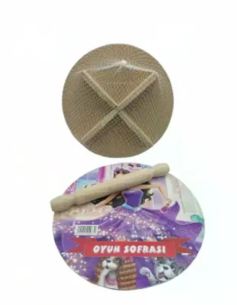 24CM RESİMLİ AHŞAP OYUN SOFRASI EKMEK TAHTA (4745)
