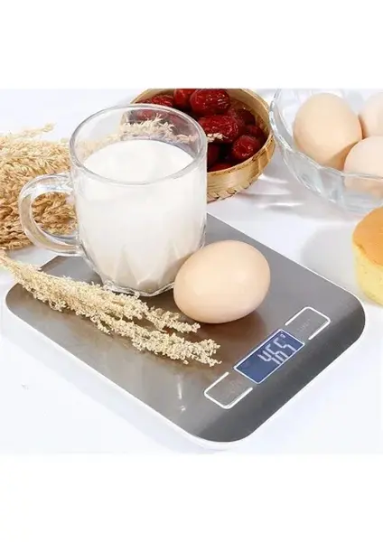 Metal Dijital Mutfak Terazisi Hassas Tartı 5 Kg Crown (4745)
