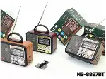 NNS NS-8897 Orta Boy Retro, Nostaljik, Ahşap Tasarım Radyo (4745)-4