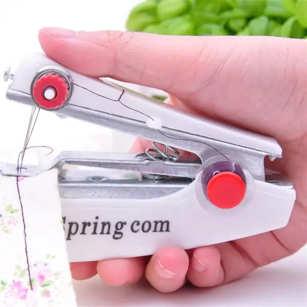 Spring Come Mini Kolay Seyehat ve Ev Tipi El Dikiş Dikme Makinası (4745)