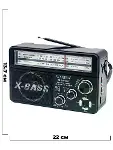 Nostaljik Radyo WAXIBA Nostaljik Radyo Bluetooth Fm Usb XB-2301RT (4745)-3