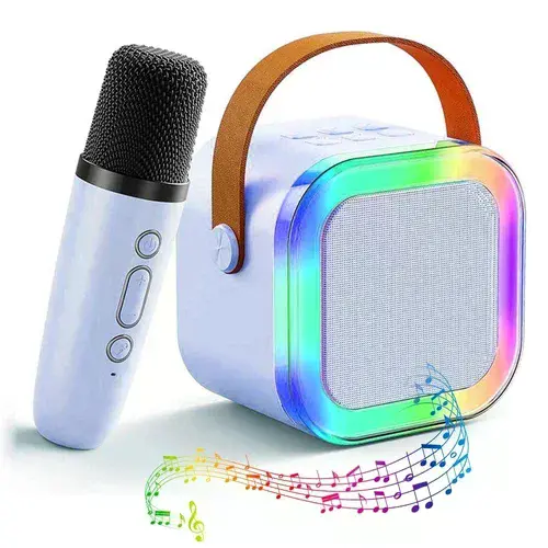 Karaoke Mikrofon Hoparlör Seti Mini (4745)-2