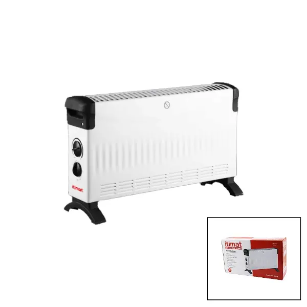 İTİMAT CH-2020UM KÜÇÜK BOY KONVEKTÖR ISITICI - SOBA ELEKTRİKLİ TURBO ISITMA 3-KADEME ISI AYARLI TERMOSTAT=750-1250-2000W (4745)