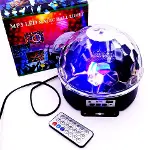 Küre Disko Topu Müzik Çalar Renkli Lazer Işıklı Bluetooth (4745)-4