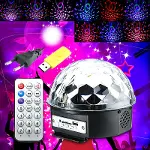 Küre Disko Topu Müzik Çalar Renkli Lazer Işıklı Bluetooth (4745)-5