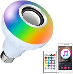 Bluetooth Hoparlör Akıllı Led Ampul Lamba (4745)-2
