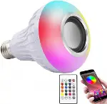 Bluetooth Hoparlör Akıllı Led Ampul Lamba (4745)-3