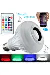 Bluetooth Hoparlör Akıllı Led Ampul Lamba (4745)-5