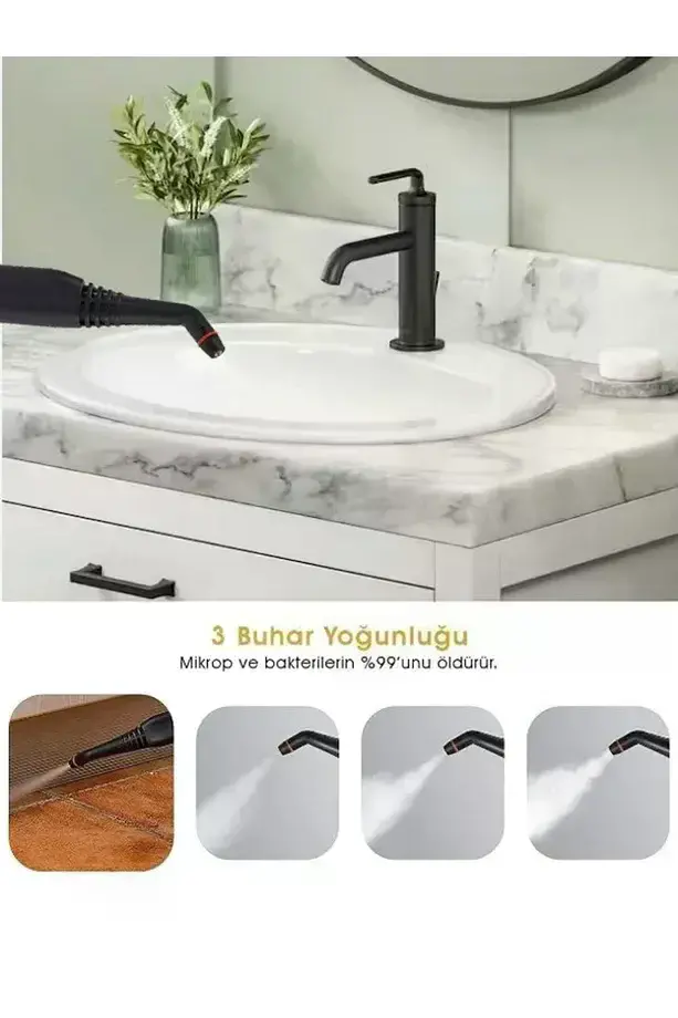 Classen Smart Çok Fonksiyonlu Güçlü Buharlı Temizleyici Makinesi (4745)-5