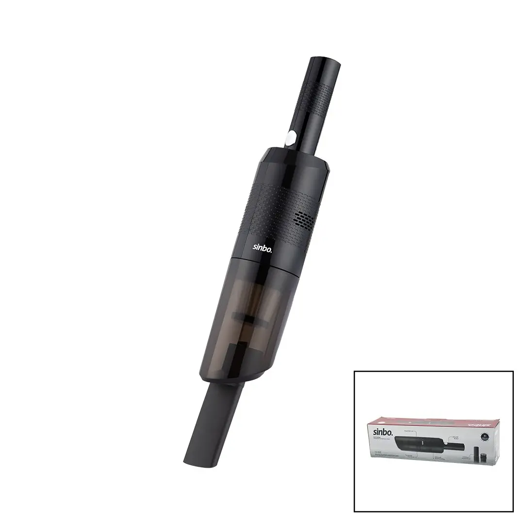 SİNBO SVC-8630 OTO-ARAÇ EL TİPİ SÜPÜRGE ÇAKMAKLIK ŞARJLI MİNİ - TAŞINABİLİR HEPA FİLTRE - 2 BAŞLIK - 4000mAH BATARYA (4745)