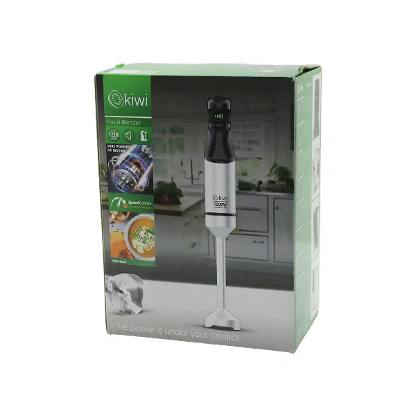 KİWİ KHB-4438 ÇUBUK EL BLENDER 1200W DEĞİŞKEN HIZ KONTROL DÜĞMESİ GÜÇLÜ DC MOTOR ÇELİK BIÇAK KROM KAPLAMA GÖVDE (4745)