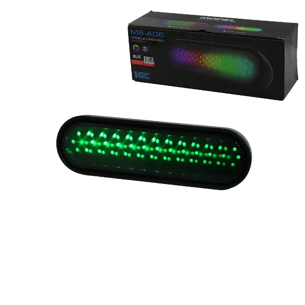 2X2 İNÇ BLUETOOTH WİRELESS RGB IŞIKLI HOPARLÖR SPEAKER TYPC-E TO USB ŞARJLI 5W (4745)