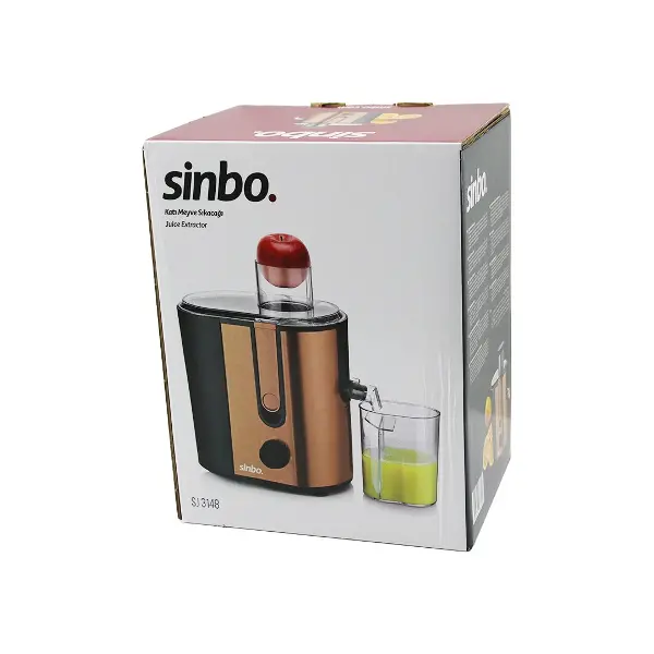 ROSE GOLD ELEKTRİKLİ KATI MEYVE SIKACAK 600W HAZNE POSA: 1250ML - M.SUYU: 450ML ÇELİK FİLTRE 65MM BESLEME TÜPÜ SJ-3148 (4745)