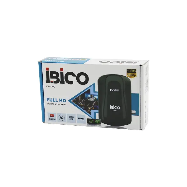 FULL HD DİJİTAL UYDU ALICISI HDMI - AV - Rs232 WİFİ - YOUTUBE 1080P OTOMATİK KANAL GÜNCELLEME K10-000 (4745)