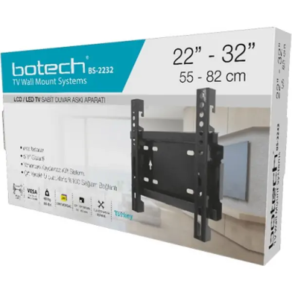 BS-2232 SABİT TV ASKI APARATI 55X82CM (4745)