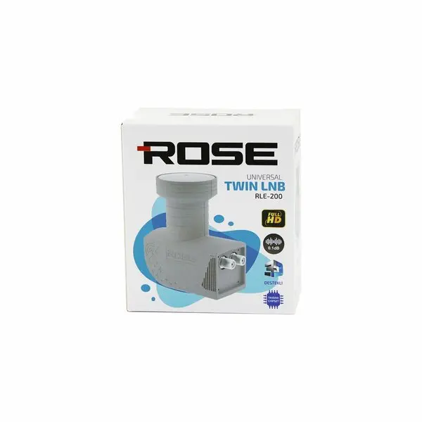2Lİ UYDU LNB UNIVERSAL TWIN FULL HD - 3D - 0.1dB RLE-200 (4745)