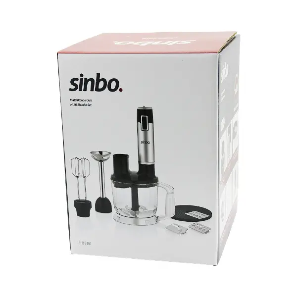 TURBO MULTİ BLENDER SETİ DOĞRAYICI- MİKSER- BLENDER RENDE DİLİM DİSKLERİ 300W 2LT HAZNE SHB-3186 (4745)