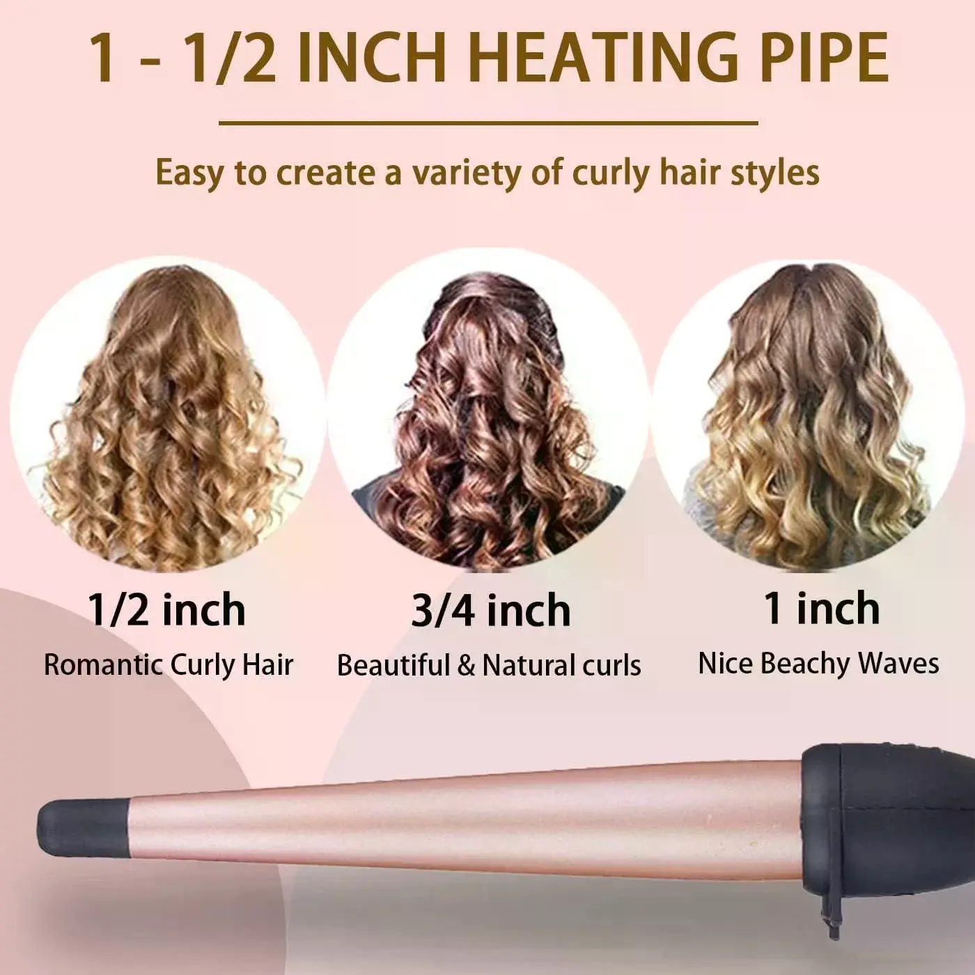 Profesyonel Konik Saç Maşası GW-7300 (4745)