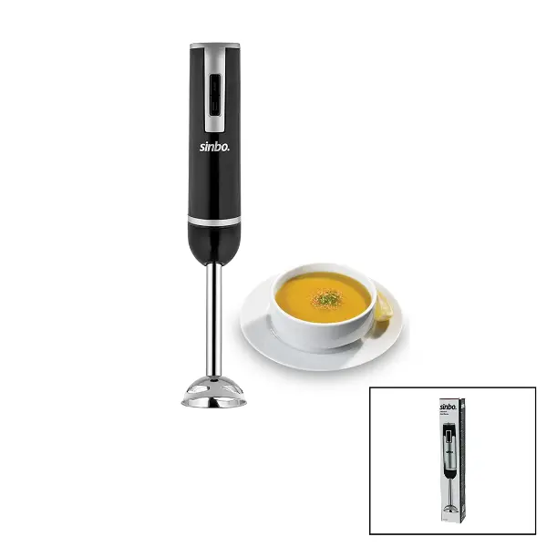 ÇELİK UÇLU ÇUBUK BLENDER 300W DC MOTOR= 2 KADEME HIZ AYRILIR GÖVDE ERGONOMİK TASARIM SHB-3180 (4745)