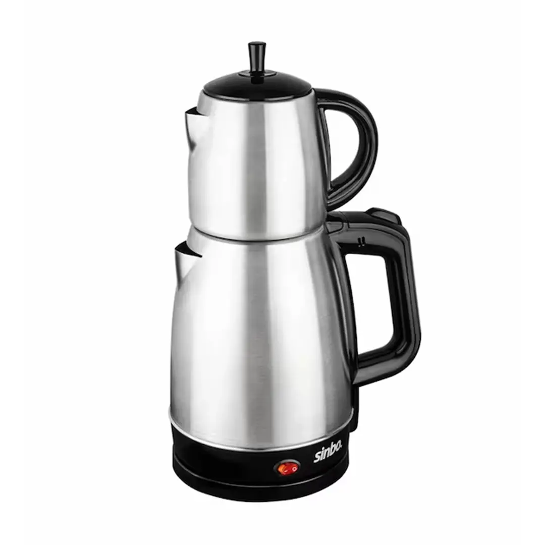SİNBO STM-5831 ELEKTRİKLİ ÇELİK ÇAY MAKİNESİ ÇAYCI 1.7LT + 0.7LT ÇAY SÜZGEÇLİ (4745)
