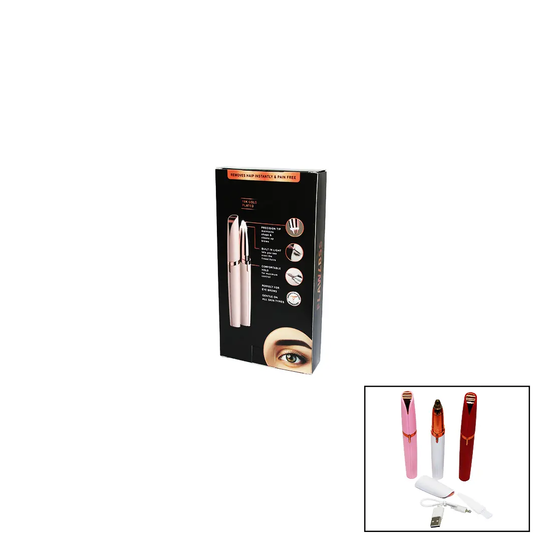FLAWLBSS USB ŞARJLI KALEM MODELİ KAŞ BURUN YANAK KIL MAKİNESİ (4745)