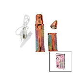 2IN1 BAŞLI - SİMLİ - RUJ MODEL - USB ŞARJLI YANAK - BURUN TÜY ALMA MAKİNESİ (4745)-2