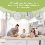Bebek Çocuk Çekmece ve Dolap Koruma Raylı Güvenlik Sistemi Emniyet Kilidi (4745)-4