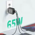 65W Hızlı Şarj Edebilen TYPE C uçlu Şarj Aleti (4745)-3