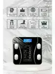 Yağ Ölçer Fonksiyonlu Dijital Baskül Elektronik Tartı Akıllı Bluetooth Lcd Dijital Ekran Ev Vücut (4745)-4