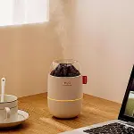 Ahşap Odun Ateşi Tasarımlı&nbsp;280 Ml Ultrasonik Hava Nemlendirici &amp;amp; Aroma Difüzör – Soğuk Buhar Makinesi, Led Işıklı, Ortam Nemlendirici (4745)-4
