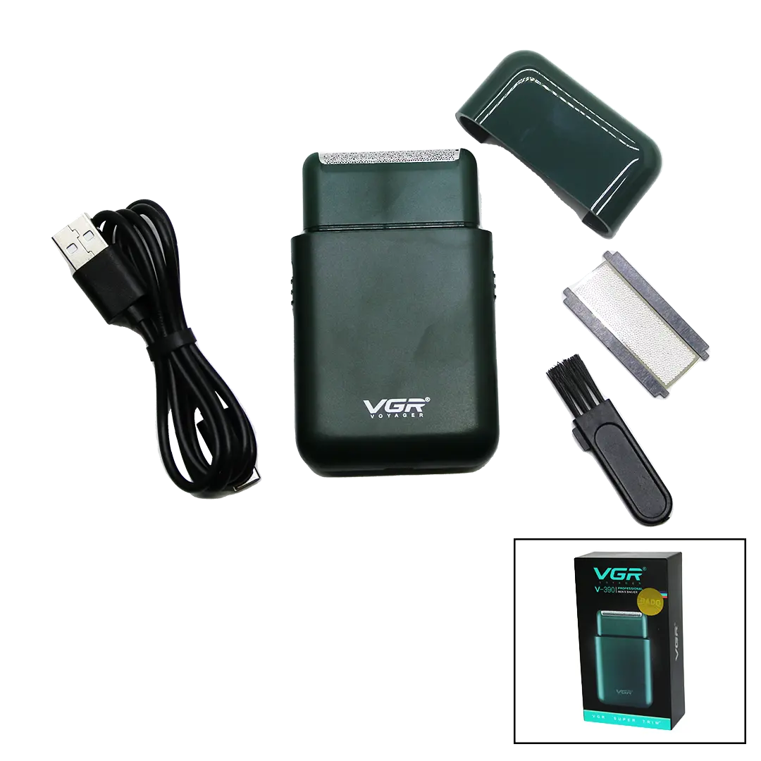 SEYAHAT TİPİ 2IN1 SIFIR SAKAL - ÇİZİM TRAŞ MAKİNESİ USB ŞARJLI V-390 (4745)