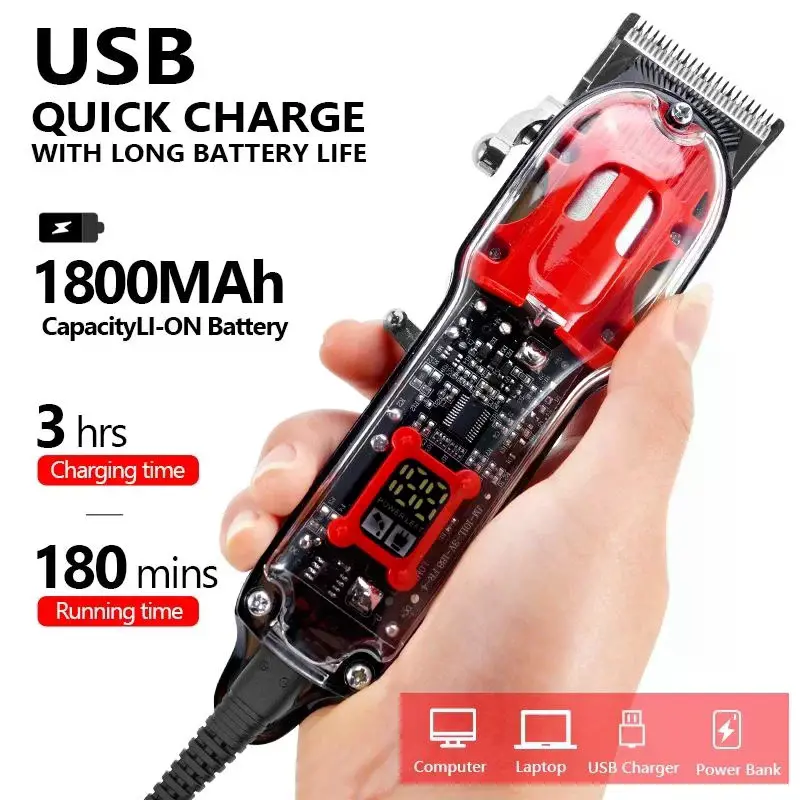 Dearling Şarjlı Saç Kesme Makinesi RF-107 (4745)