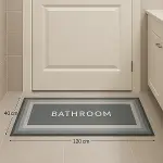 Sihirli Süper Su Emici Kaymaz Tabanlı Uzun Paspas 40*120 cm (4745)-5