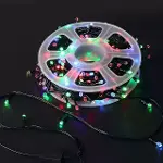 Renkli Vip Profesyonel 25 Metre Renkli LED Işık 220V Fişli Renkli (4745)-4