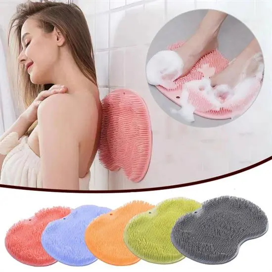 Çok Amaçlı Esnek Yumuşak Banyo El Ayak Vücut Plastik Duş Matı Plastik Banyo Matı (4745)