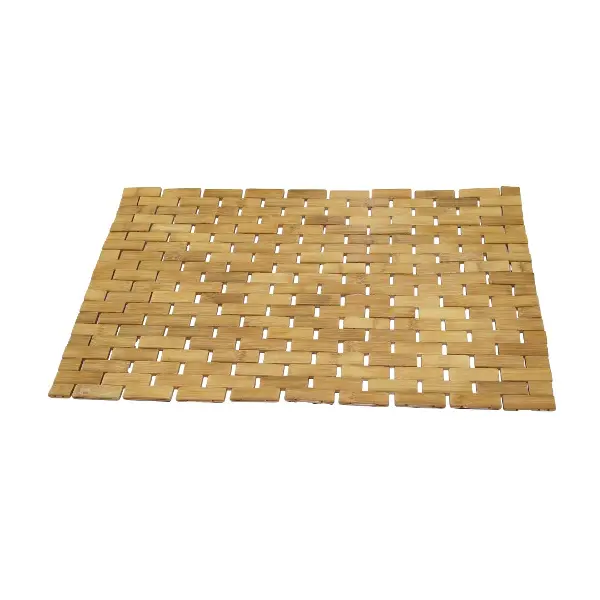 DİKDÖRTGEN - BAMBU KAYDIRMAZ BANYO PASPASI 42X62CM (4745)