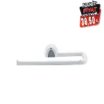 KAĞIT HAVLU ASACAK BEYAZ PLASTİK YAPIŞKANLI - DUVARA MONTE (4745)-2