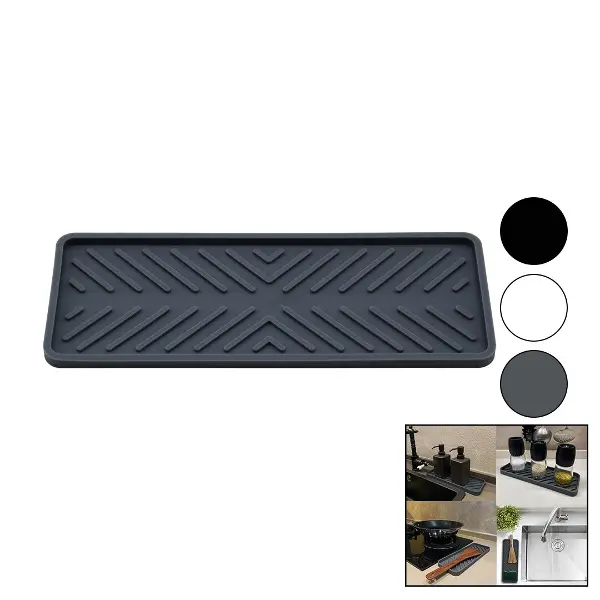 ORGANİZER - SİLİKON MUTFAK LAVABO DÜZENLEYİCİ RENKLİ MAT 22.5 X 9CM BRKT-178617 (4745)