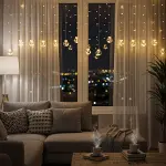 10 Sarkıtlı Kumandalı Dekoratif Top İçi Mini Toplu LED Günışığı Rengi Dekoratif Aydınlatma (4745)-2