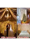 300 Ledli 10 Sarkıt Perde Led Işık-8 Fonksiyon, Uzaktan Kumandalı, 3x3 Metre (4745)-5