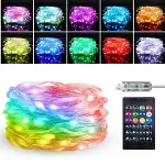 10 MT Uzaktan Kumandalı USB LED Işık – Çok Modlu Dekoratif Ortam Aydınlatmas (4745)-5
