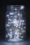Pilli 5 metre Dekoratif Peri Led Beyaz Aydınlatma Süsleme Lambası (4745)-4